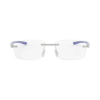 Essential Silver Rectangular Eyeglasses