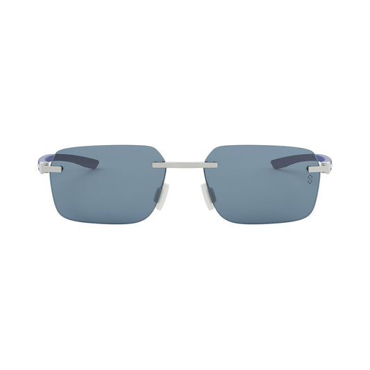 Essential Silver Rectangular Sunglasses