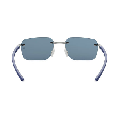 Essential Silver Rectangular Sunglasses