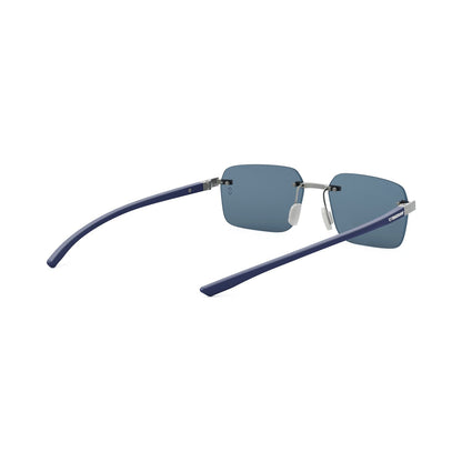 Essential Silver Rectangular Sunglasses