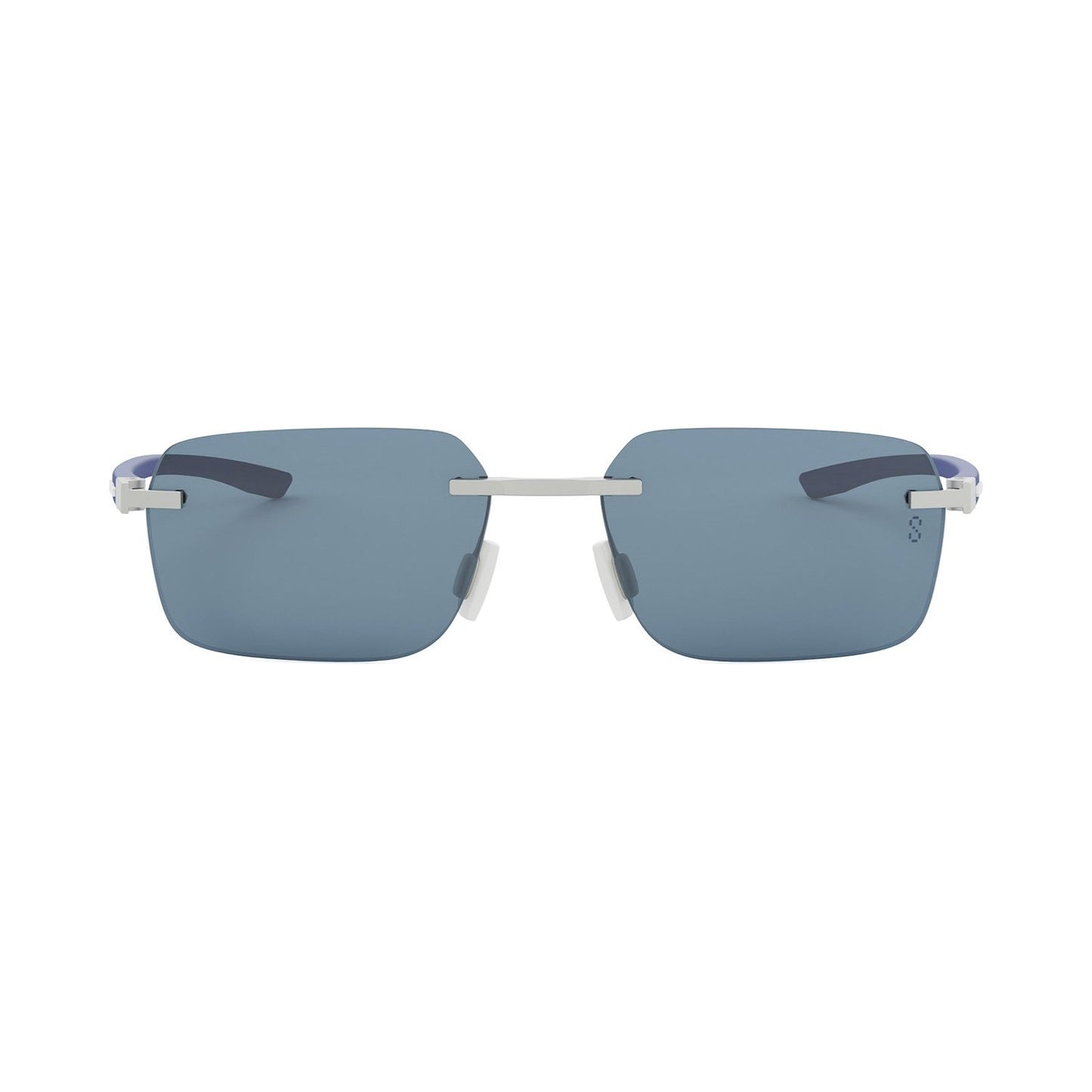 Essential Silver Rectangular Sunglasses