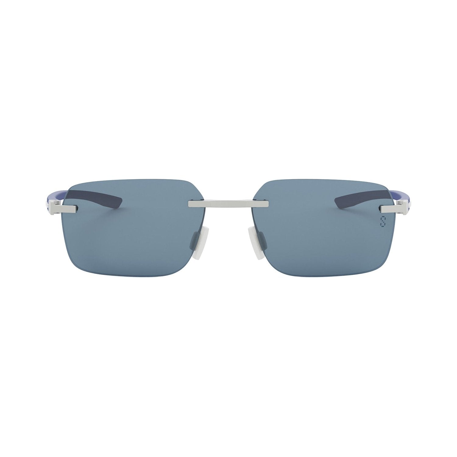Essential Silver Rectangular Sunglasses