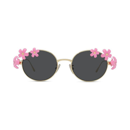 Signature Gold Oval Sunglasses