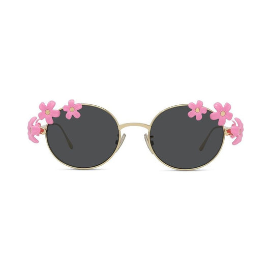 Signature Gold Oval Sunglasses