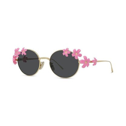 Signature Gold Oval Sunglasses
