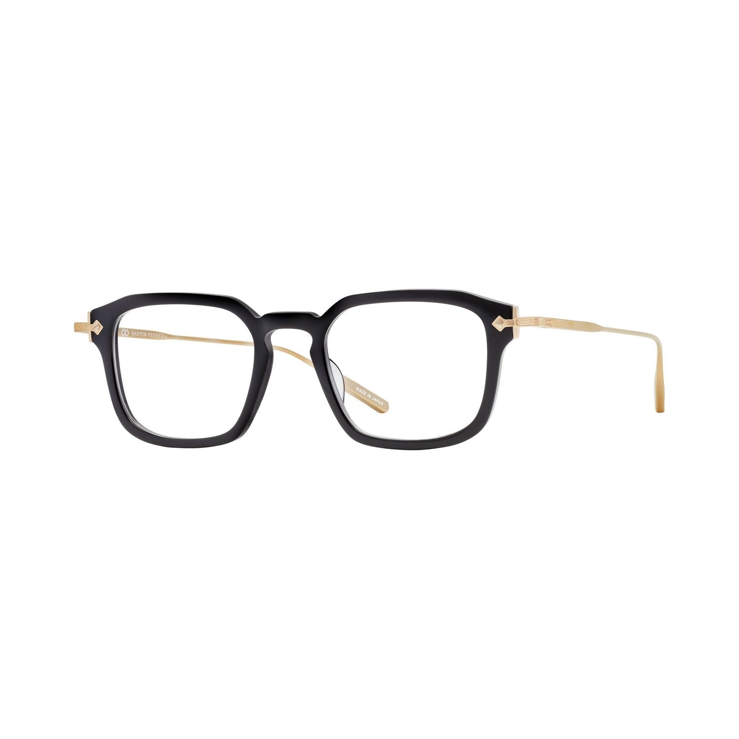 Nolan Black Rectangular Eyeglasses