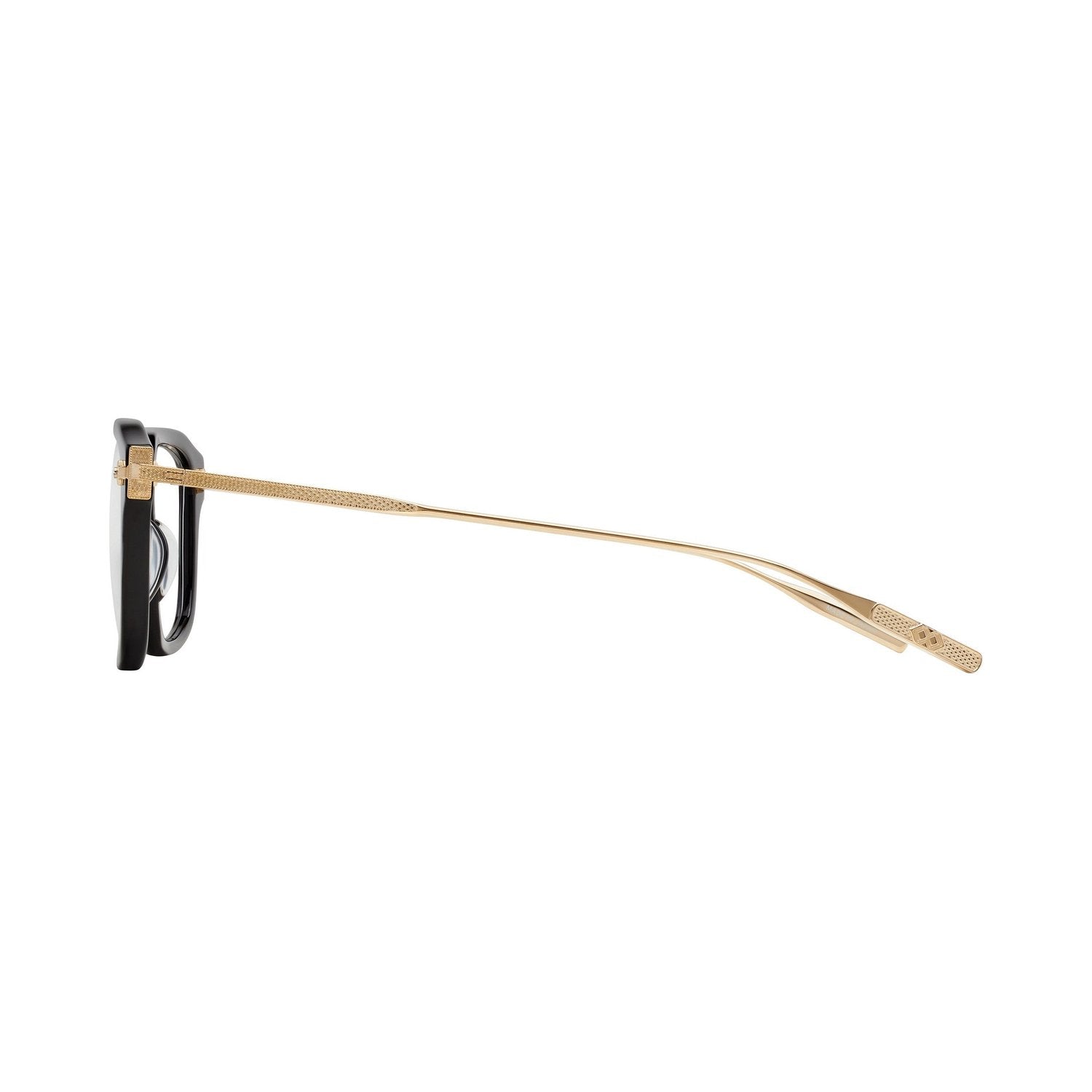 Nolan Black Rectangular Eyeglasses