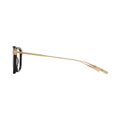 Nolan Black Rectangular Eyeglasses