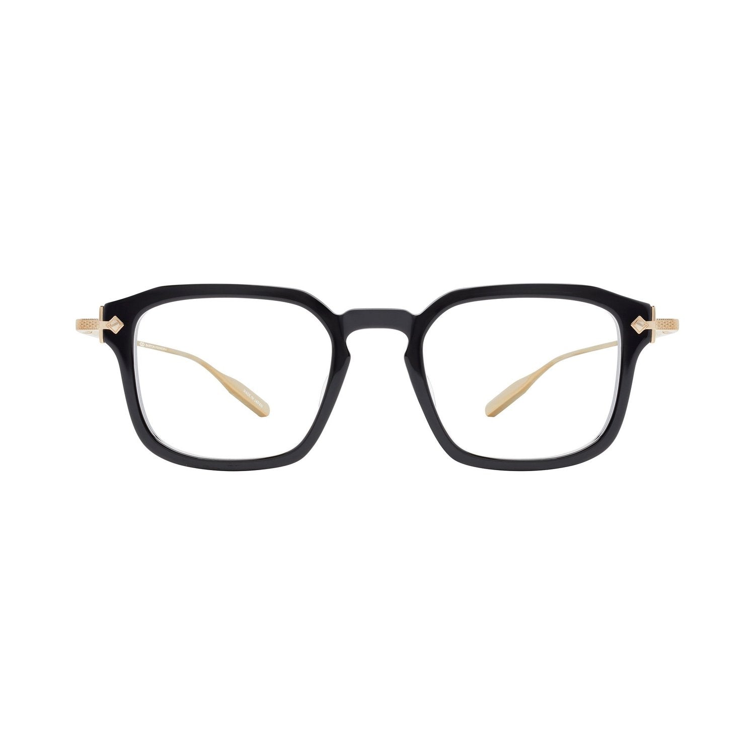 Nolan Black Rectangular Eyeglasses