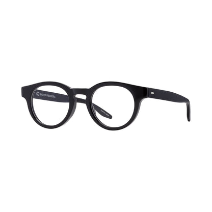 Oxford Black Round Eyeglasses