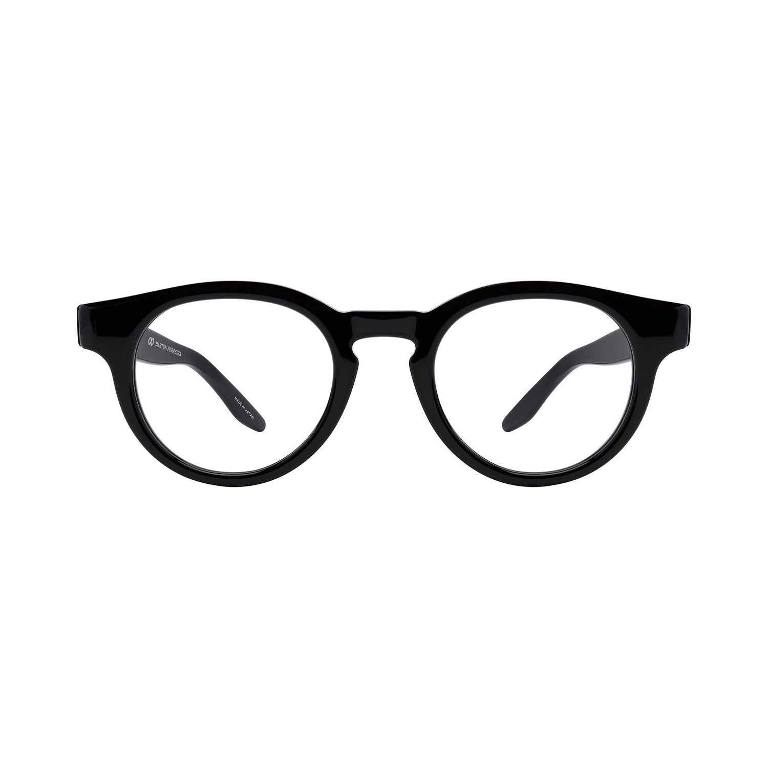 Oxford Black Round Eyeglasses