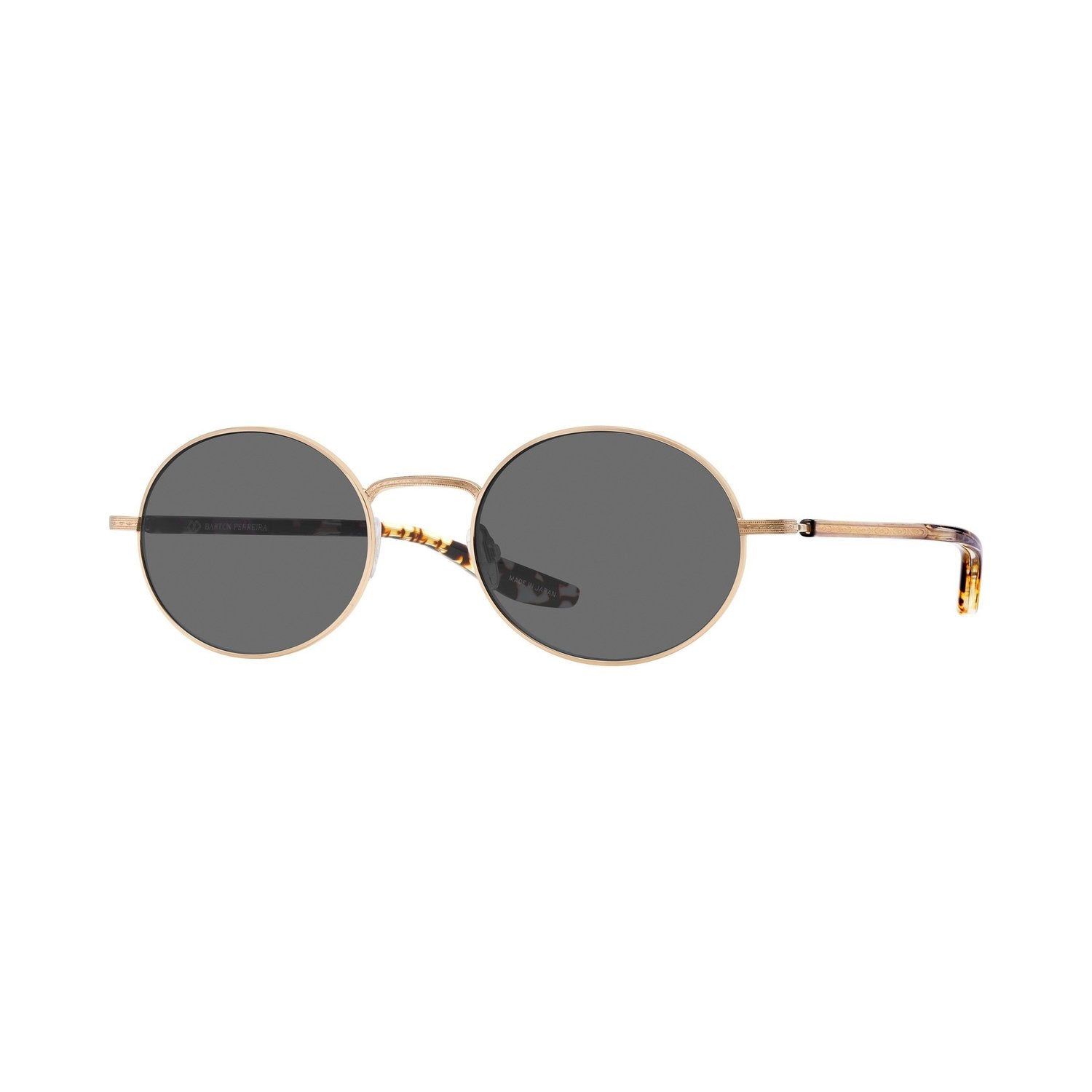 Anamcara Gold Oval Sunglasses