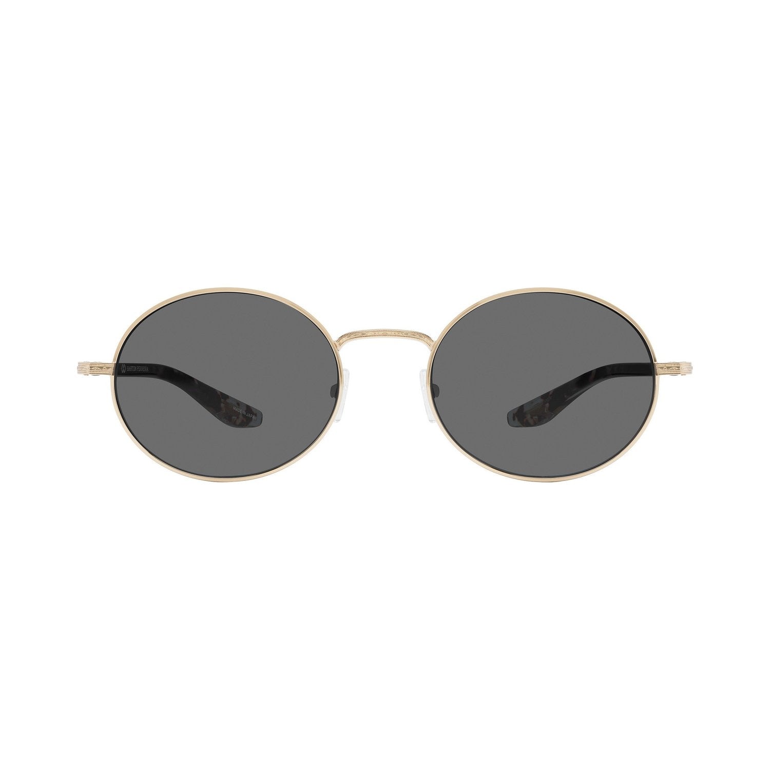 Anamcara Gold Oval Sunglasses
