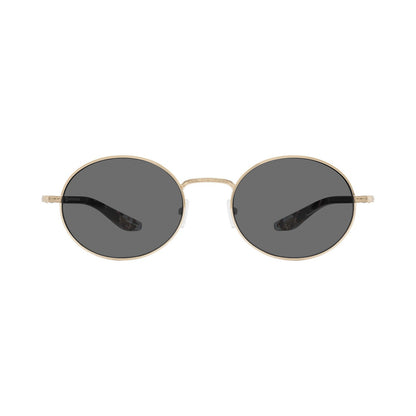 Anamcara Gold Oval Sunglasses