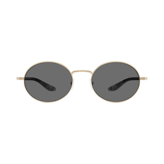 Anamcara Gold Oval Sunglasses