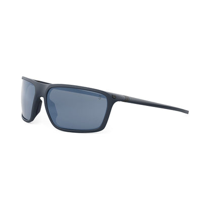 Vingt Sept Blue Geometric Sunglasses