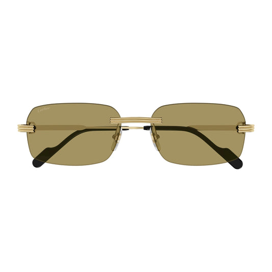 Cartier CT0271S | Occhiali da sole uomo oro marrone