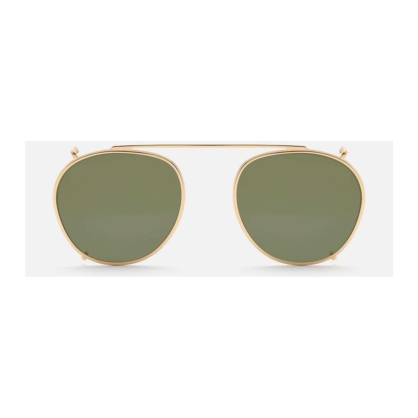 Retrosuperfuture CLIP ON THE WARHOL GREEN | Occhiali da sole oro