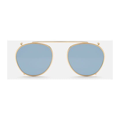Retrosuperfuture CLIP ON THE WARHOL AZURE | Lunettes de soleil doré