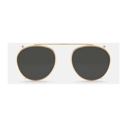 Retrosuperfuture CLIP ON THE WARHOL GREY | Occhiali da sole oro