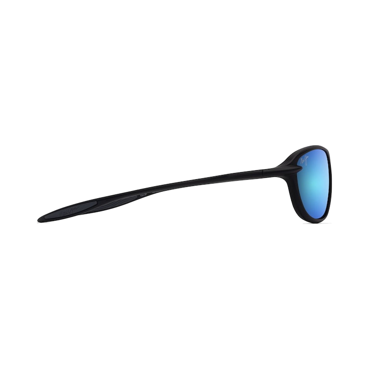 Maui Jim HOOKIPA ULTRA R - AF B340-02A Matte Black / Blue Hawaii (Asian Fit) laterale