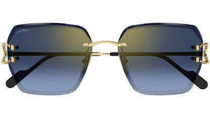 Cartier CT0466S 002 gold blue vista