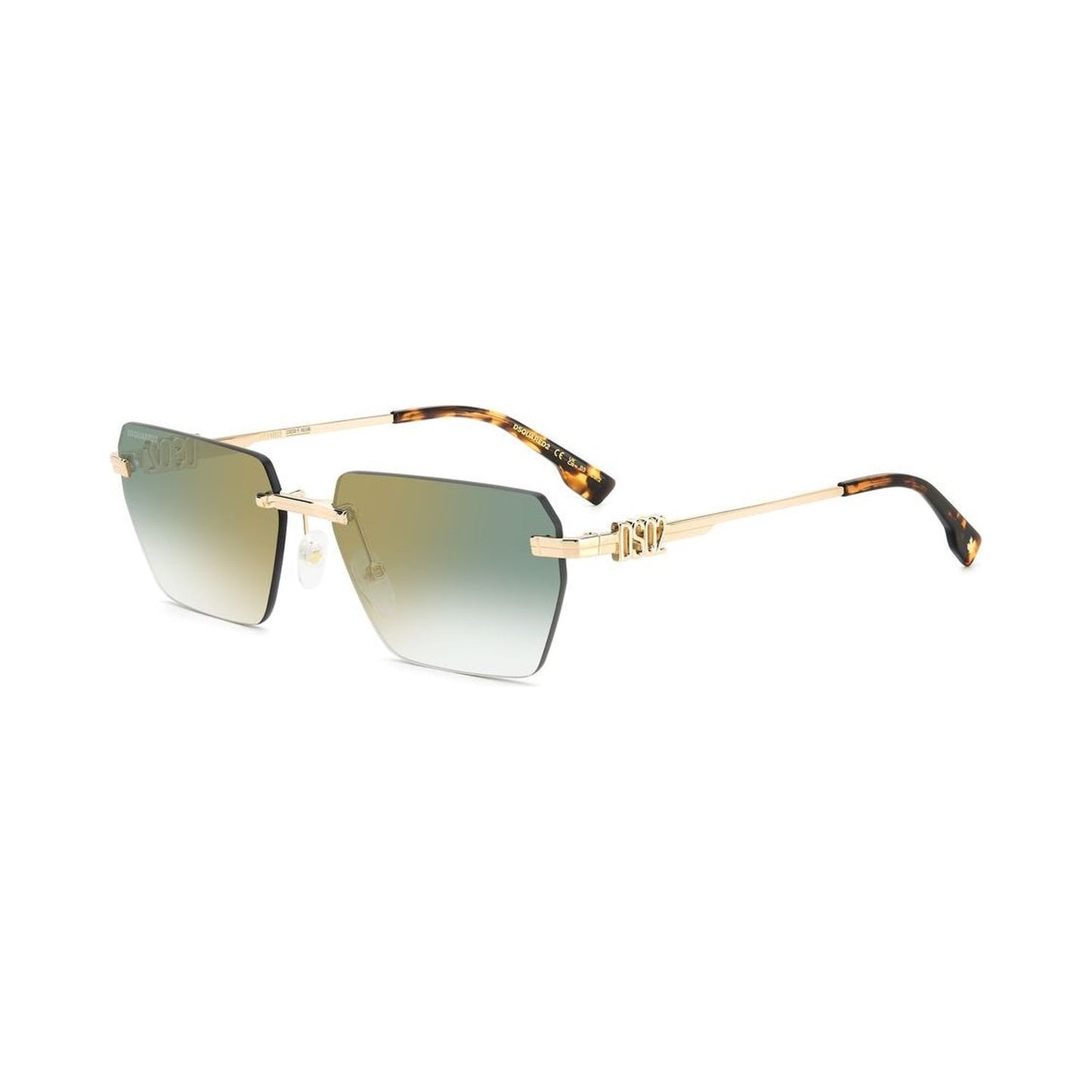 Dsquared2 Icon D2 0102/s PEF/D6 GOLD GREEN