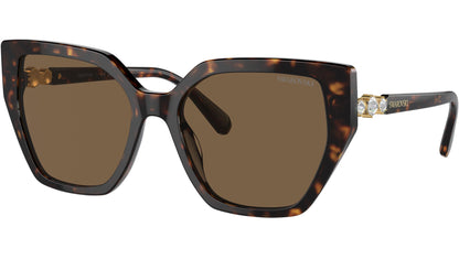 Swarovski SK6016 100273 Dark Havana lato
