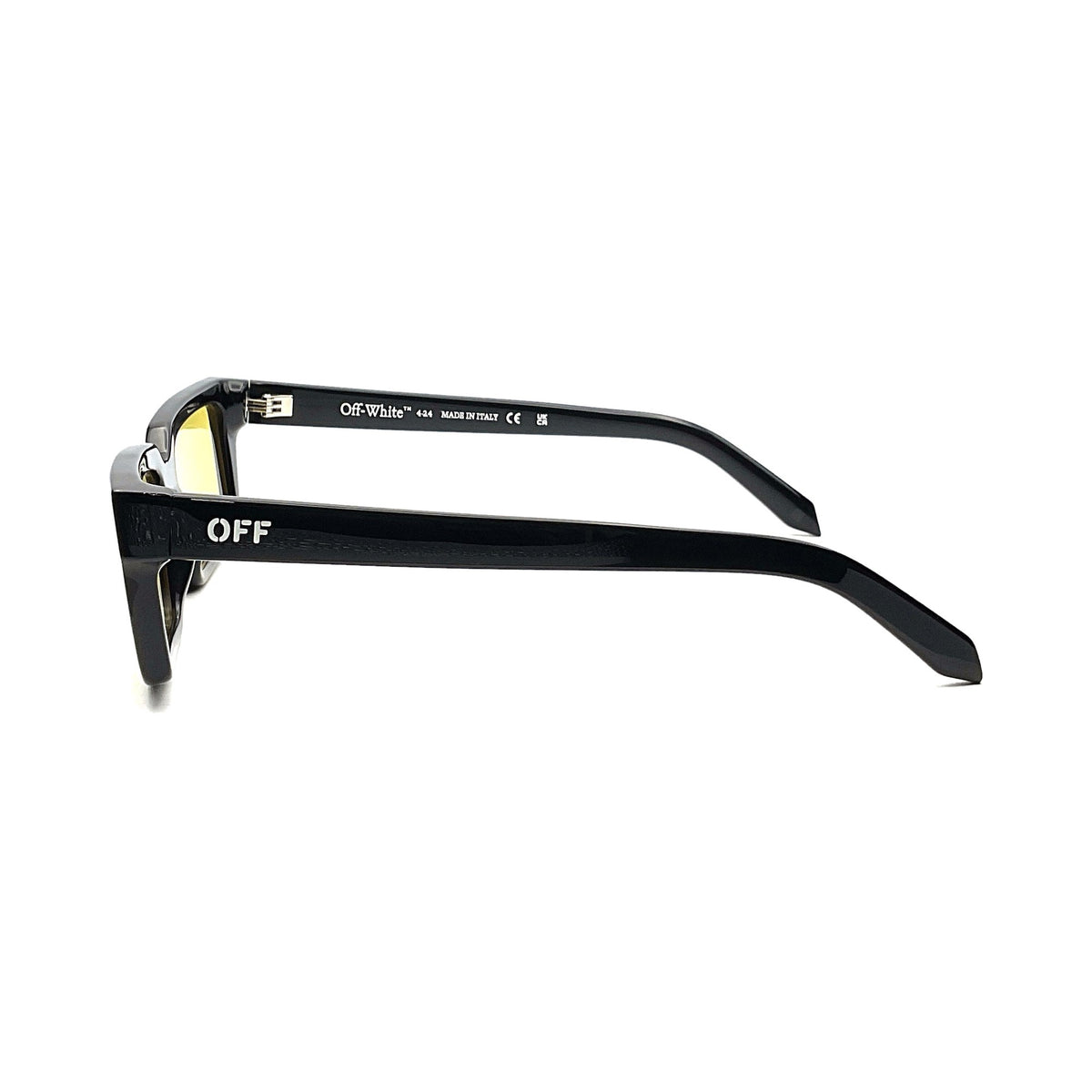 Off-White OERI13A WARREN 1018 black yellow / 54 laterale