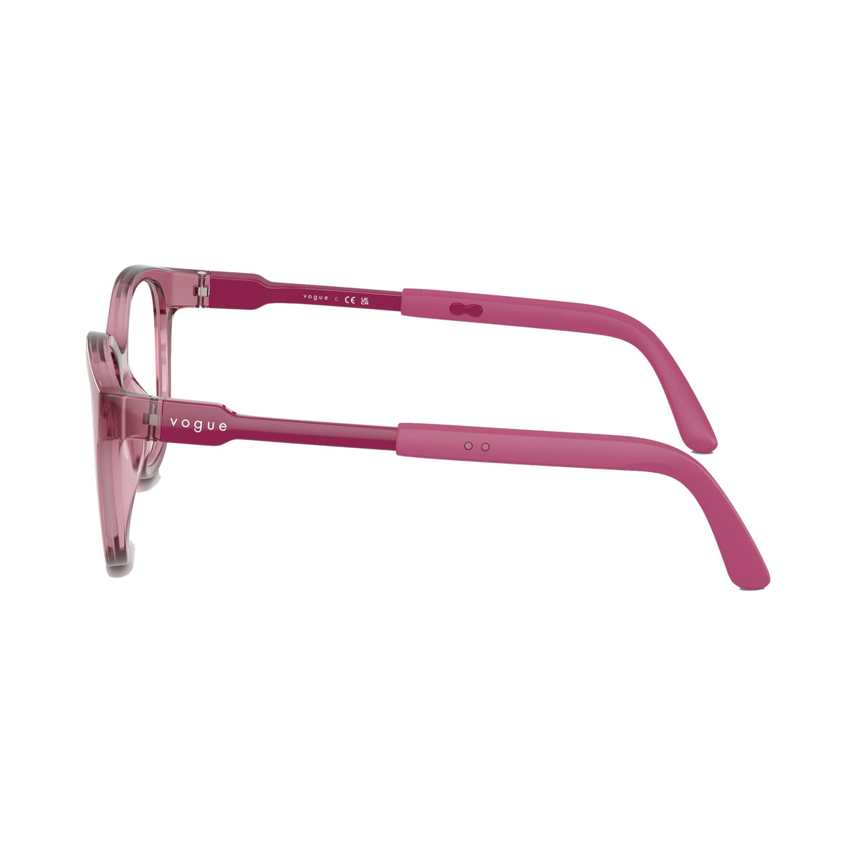 Vogue Junior Vista VY2049 2613 Transparent Dark Rose laterale