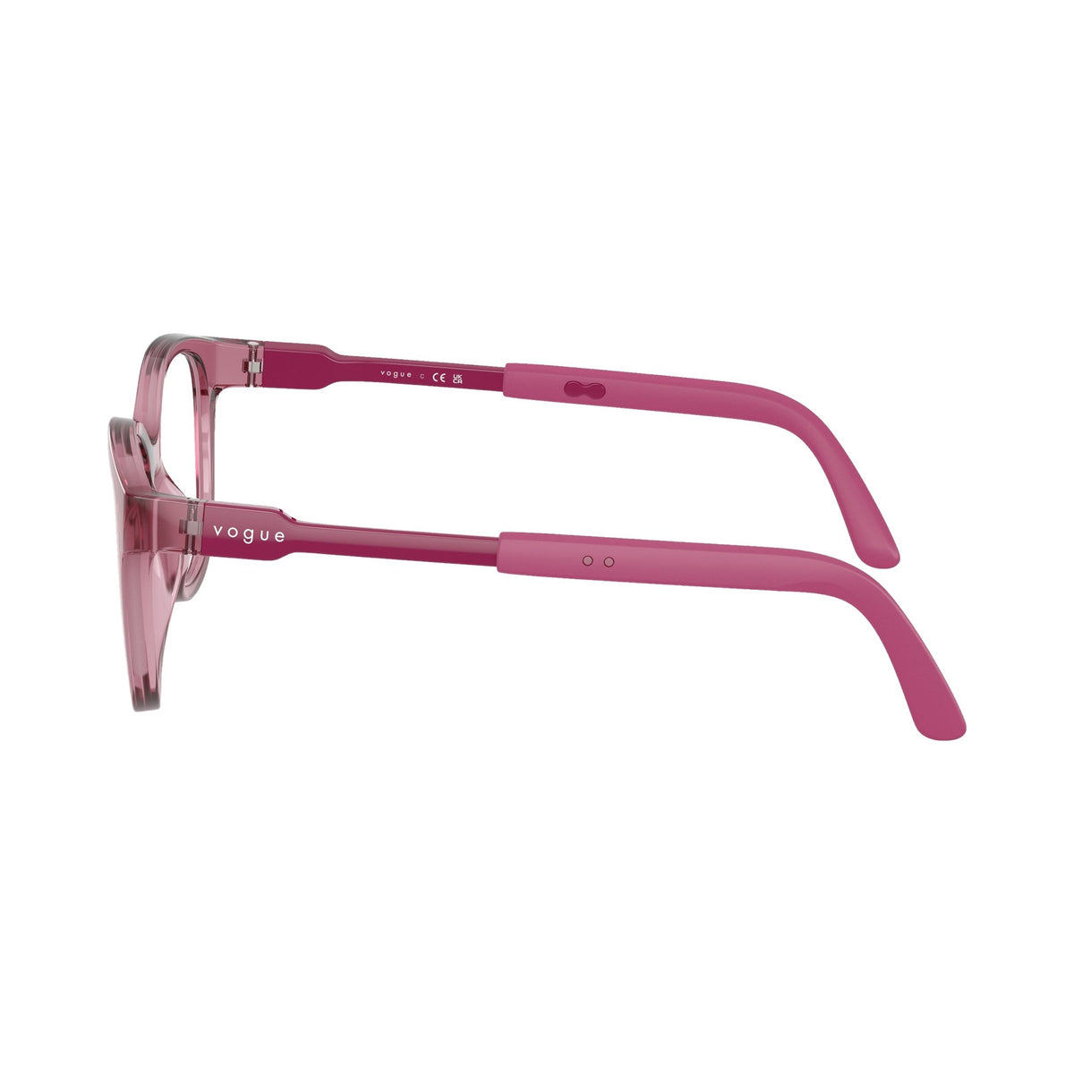 Vogue Junior Vista VY2049 2613 Transparent Dark Rose laterale