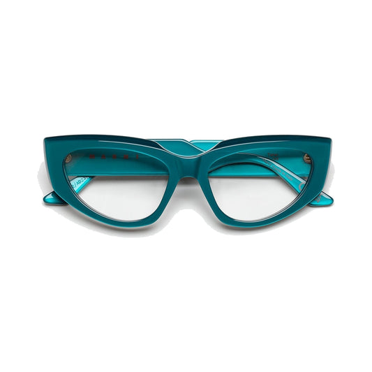 Marni Tahat Metallic Teal blue