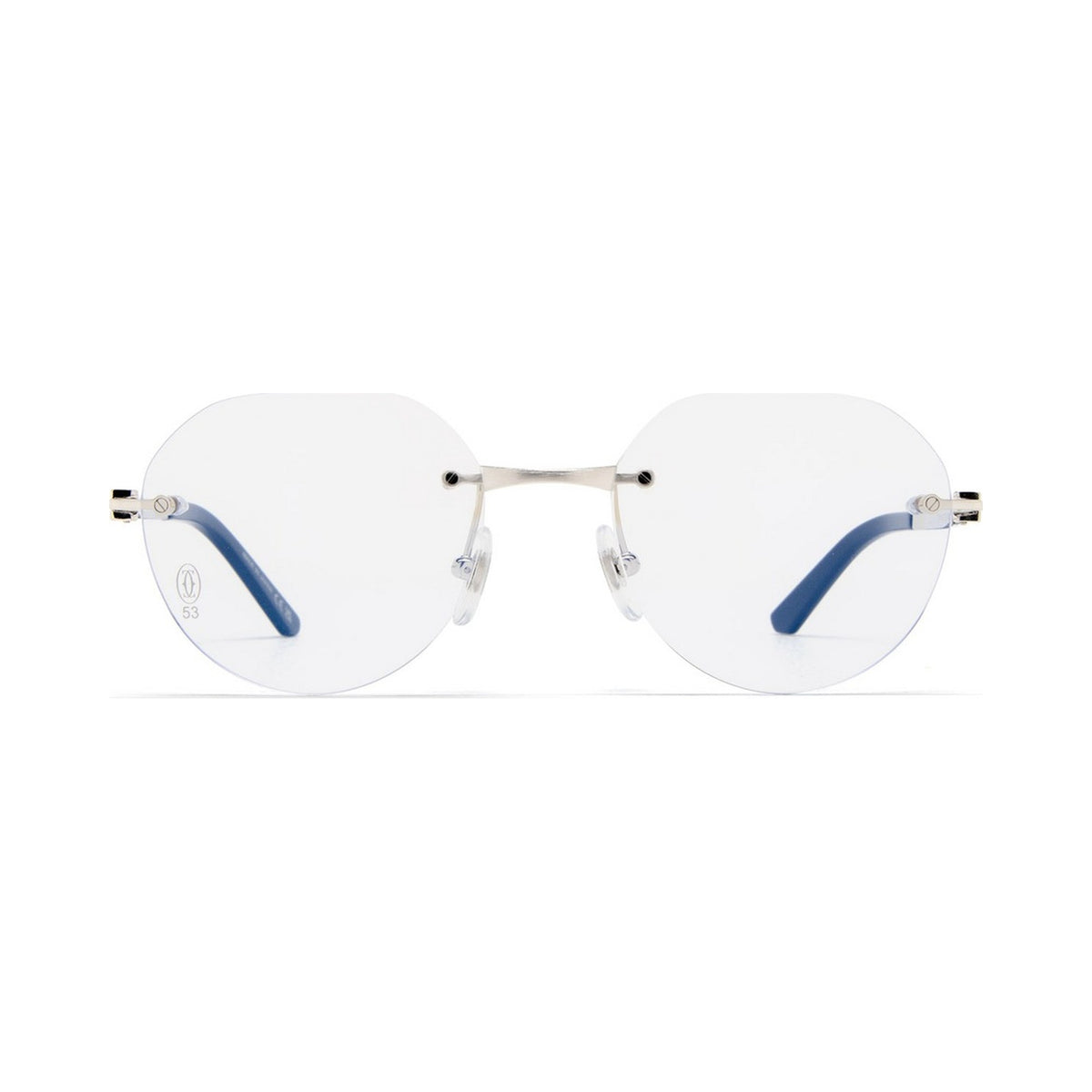 Cartier CT0408O 002 silver silver transpa