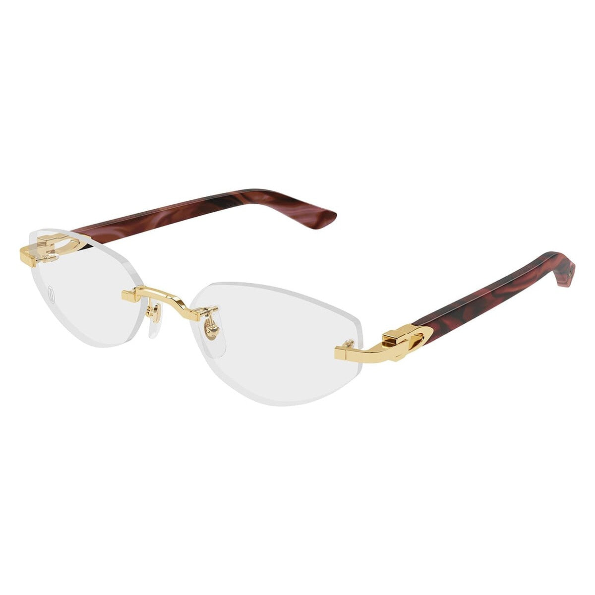 Cartier CT0609O | Occhiali da vista donna oro trasparente