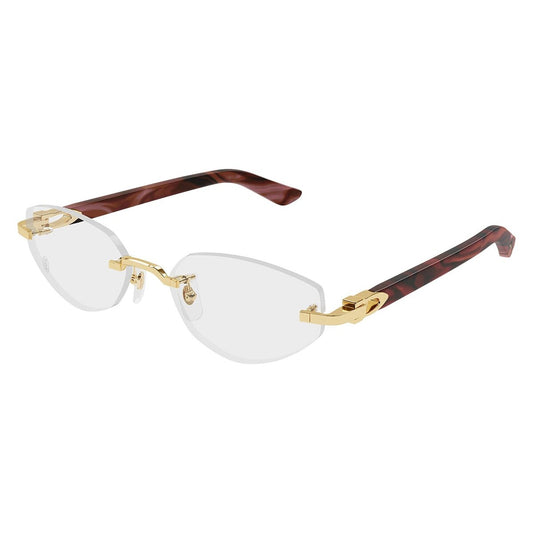 Cartier CT0609O | Occhiali da vista donna oro trasparente