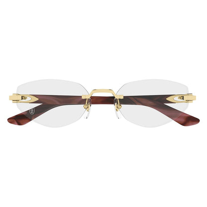 Cartier CT0609O | Occhiali da vista donna oro trasparente