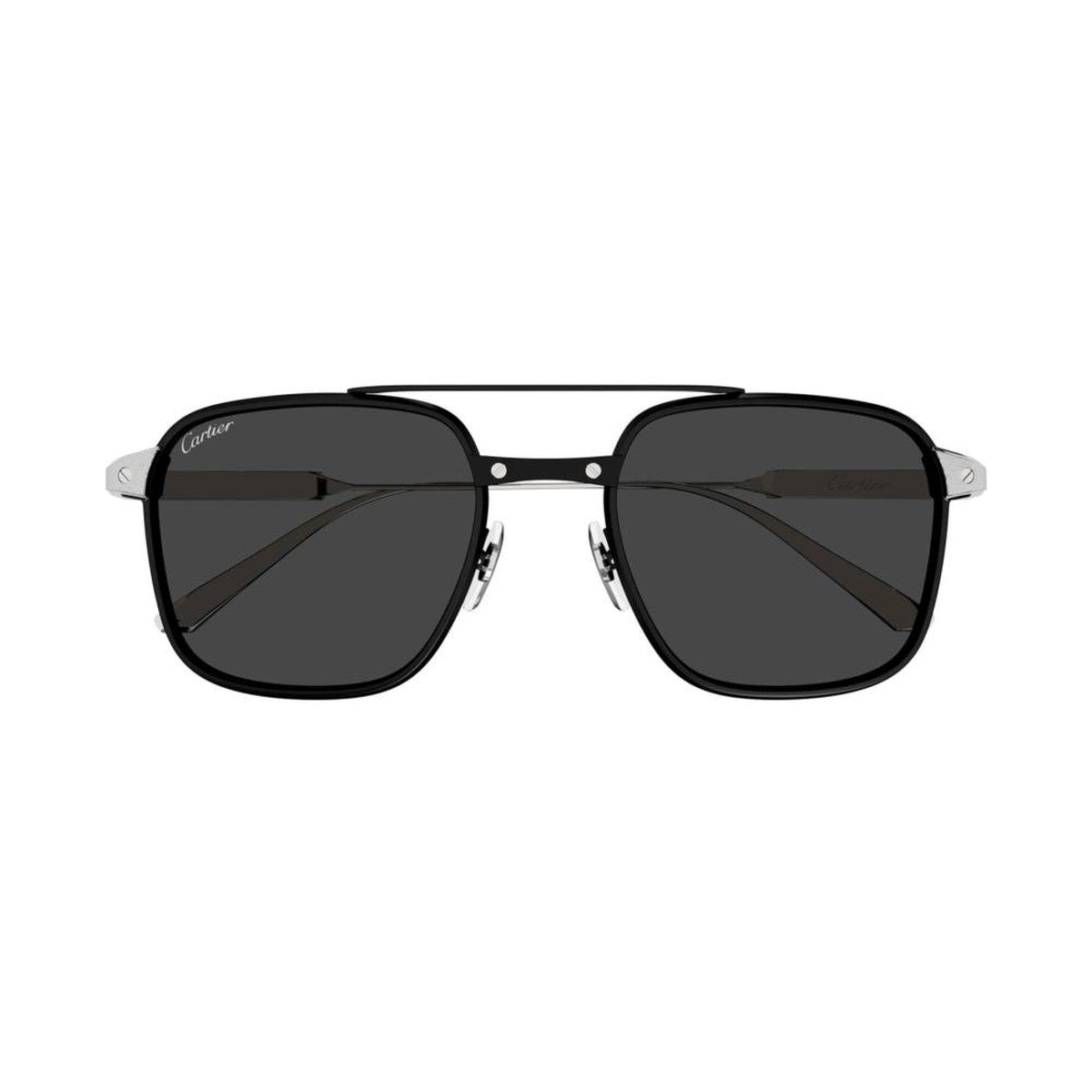 Cartier CT0610S | Occhiali da sole uomo nero argento
