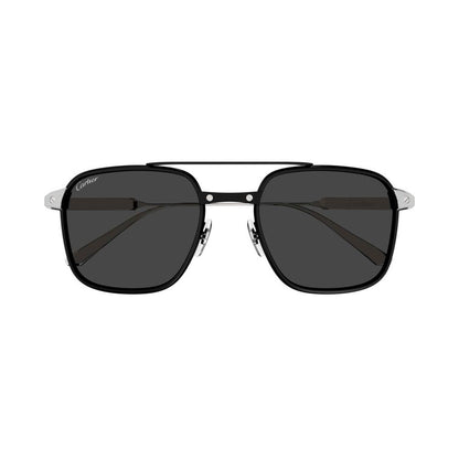 Cartier CT0610S | Occhiali da sole uomo nero argento