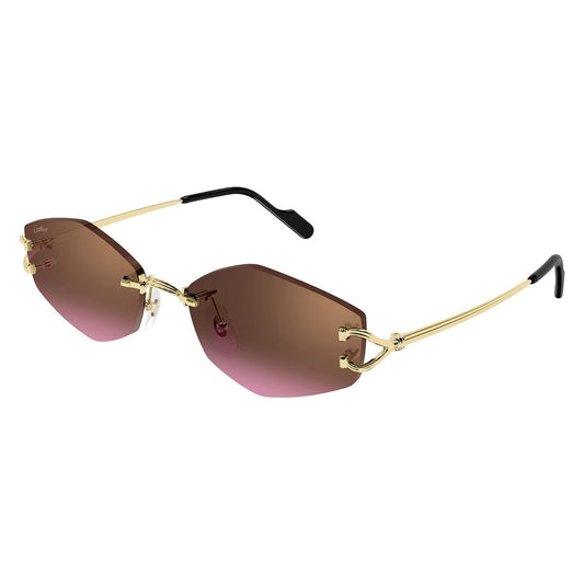 Cartier CT0620S | Occhiali da sole unisex oro marrone