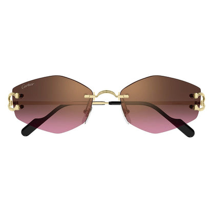 Cartier CT0620S | Occhiali da sole unisex oro marrone