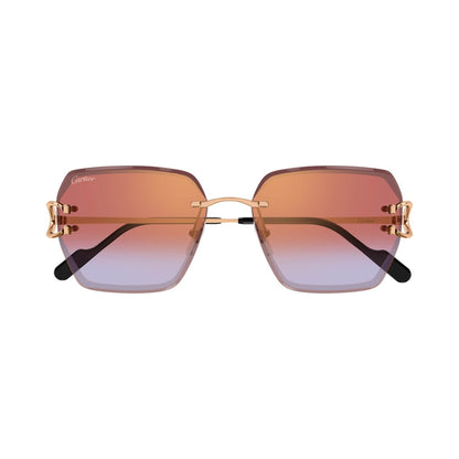 Cartier CT0466S 005 gold gold red