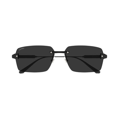 Cartier CT0652S 003 black black smoke frontale