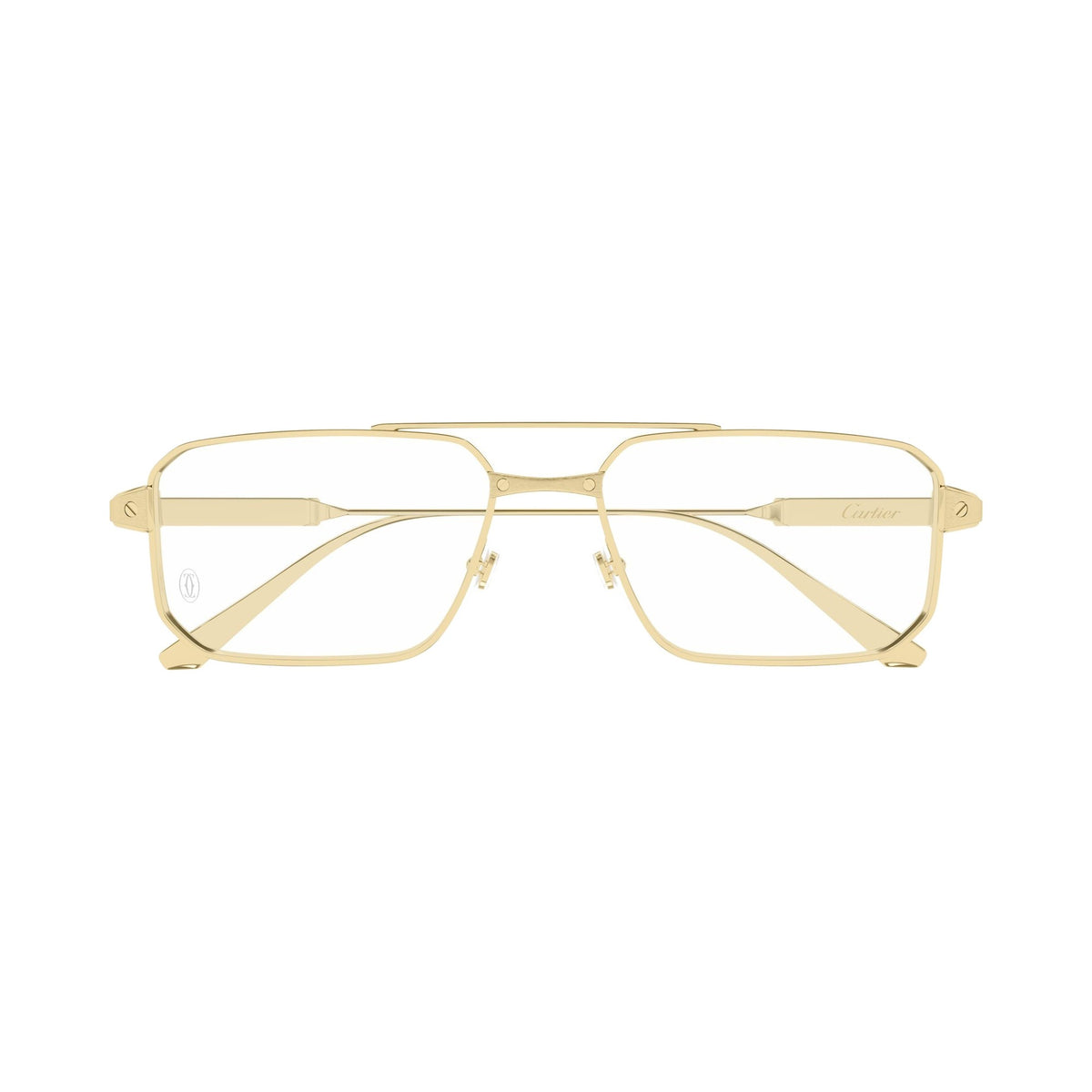 Cartier CT0654O 001 gold gold transparent frontale