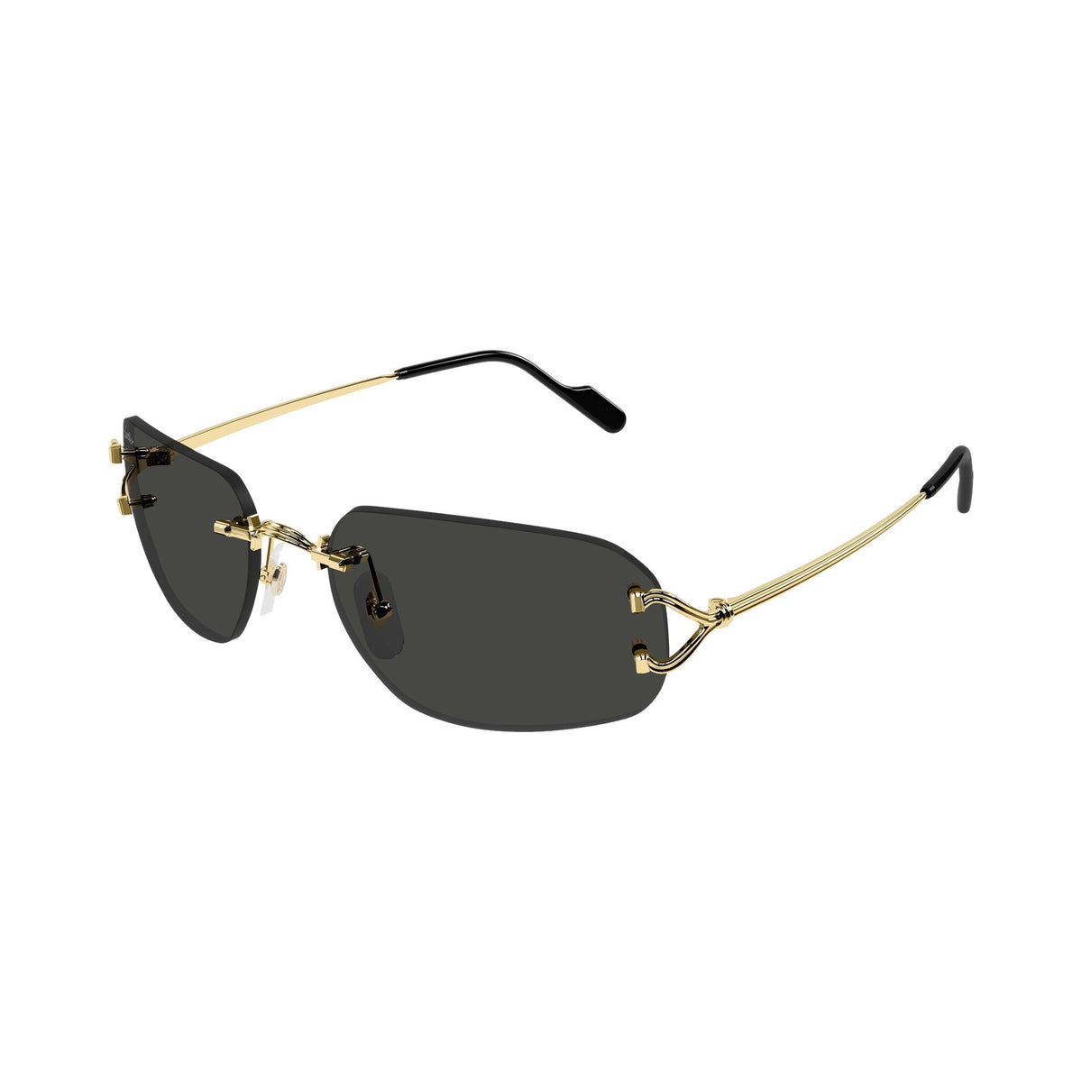 Cartier CT0663S 001 gold gold grey laterale