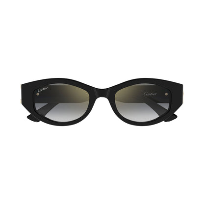 Cartier CT0667S 001 black black grey frontale