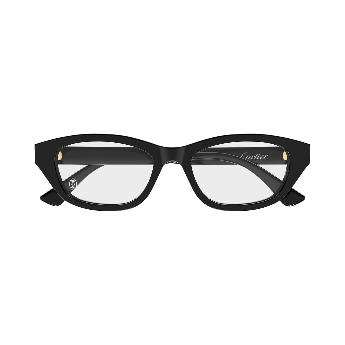 Cartier CT0668O 001 black black transpare frontale