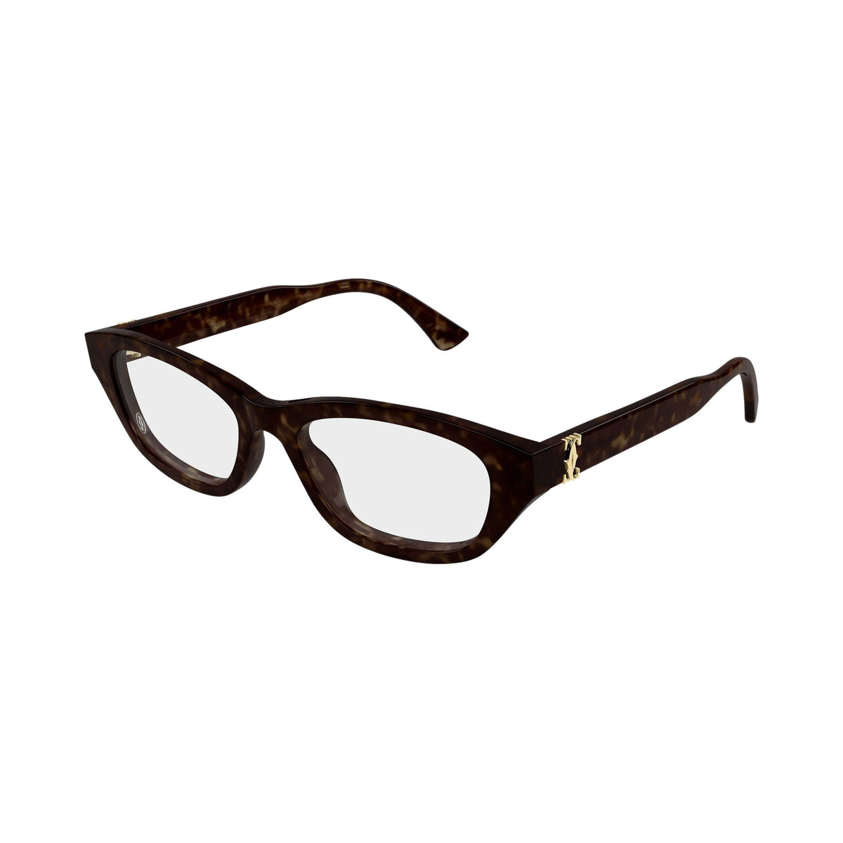 Cartier CT0668O 002 havana havana transpa laterale