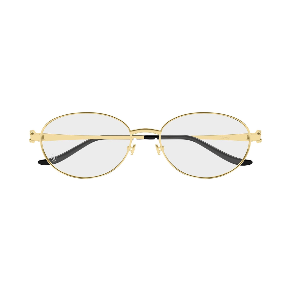 Cartier CT0677O 001 gold gold transparent frontale