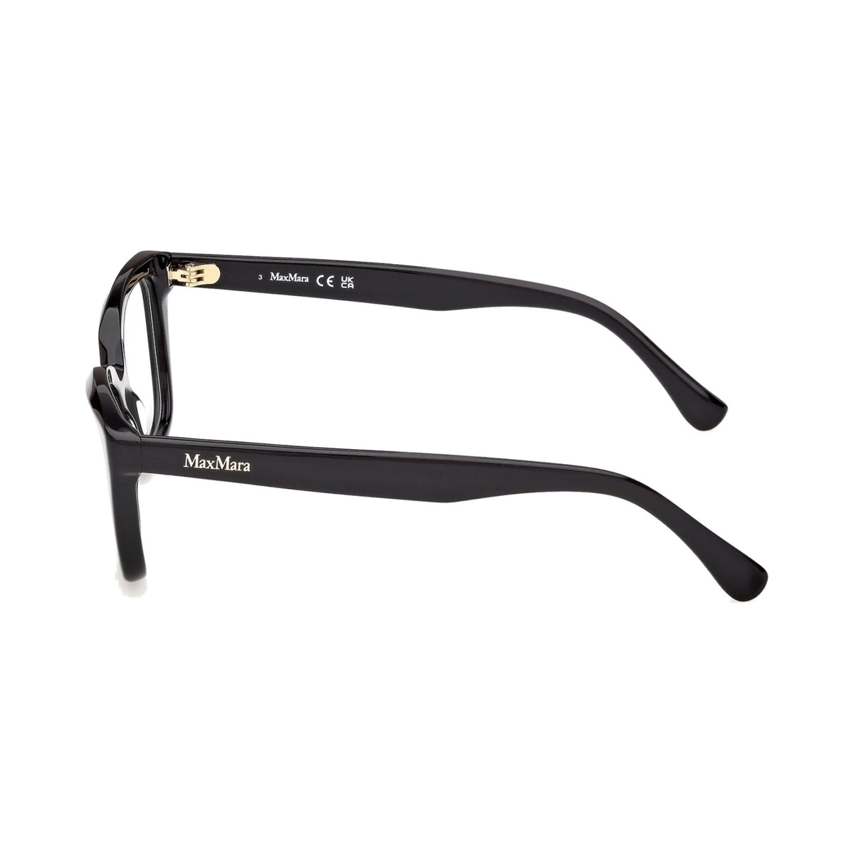 MaxMara MM5232 001 nero lucido laterale