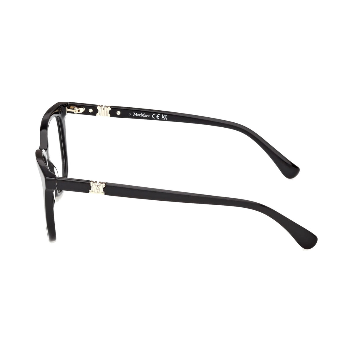MaxMara MM5239 001 nero lucido laterale